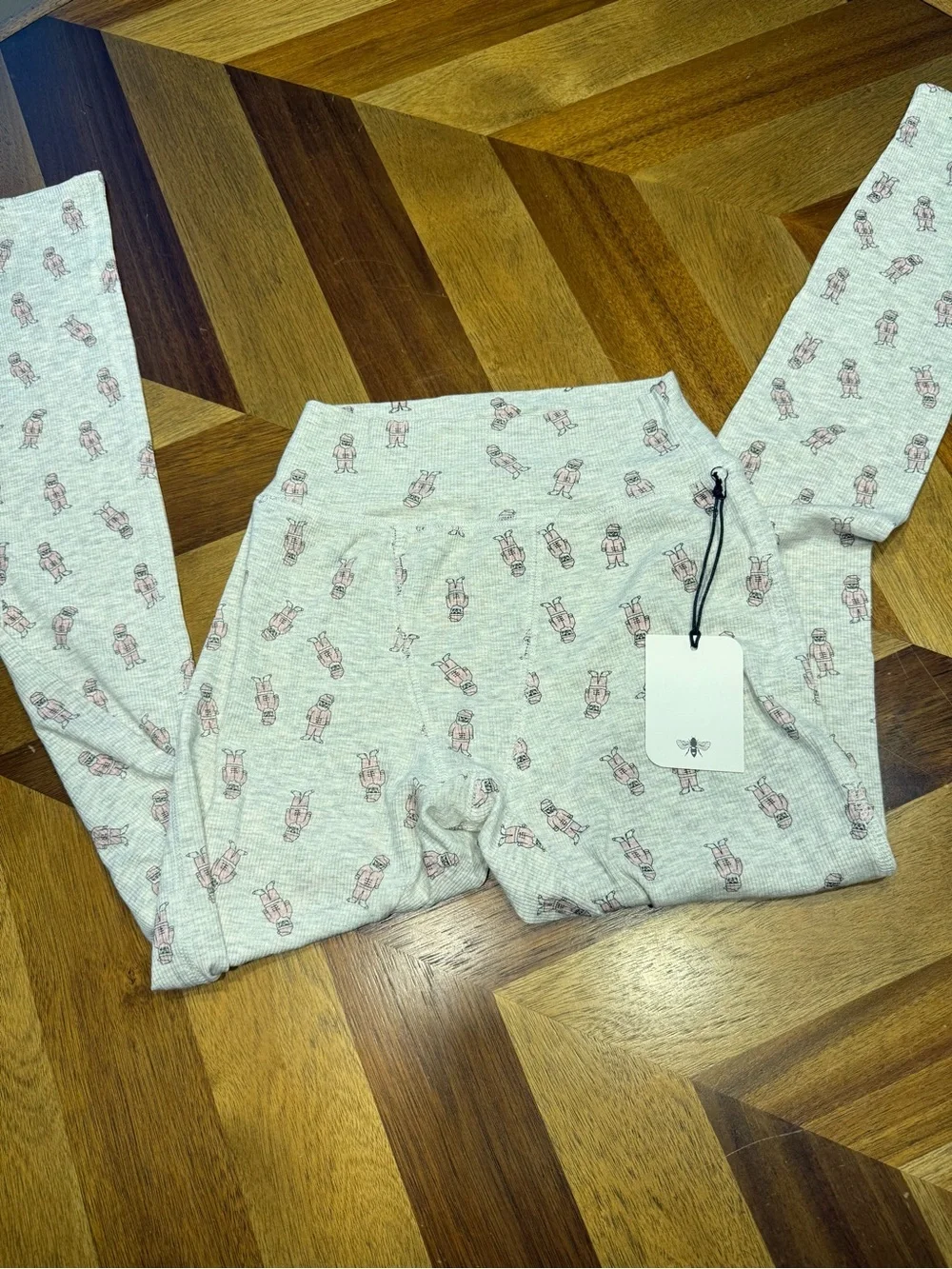 Sister Bloom Lifestyle Foundry Santa rib knit Henley and Long John new